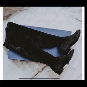Stuart Weitzman lowland otk boots suede black 7.5